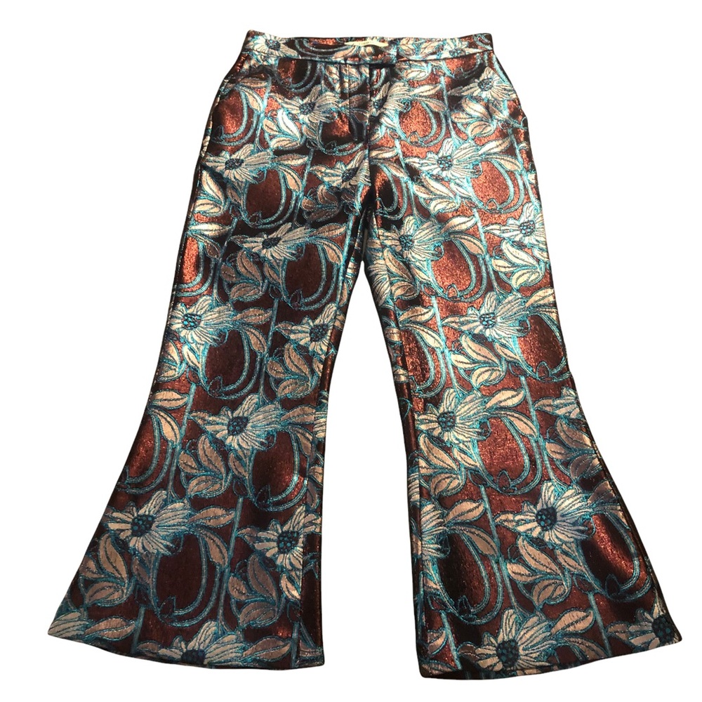 Lucille Floral Pants Made in Italy Size: 42 (US 6)